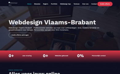 webdesigndmc.be screenshot