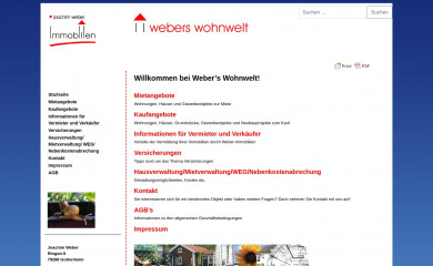 weberswohnwelt.de screenshot