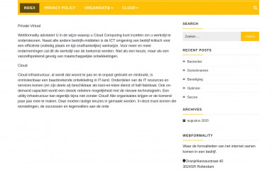 webformality.nl screenshot