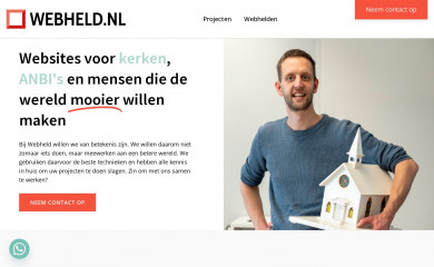 webheld.nl screenshot