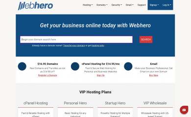 webhero.com screenshot