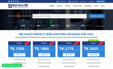 webhostbd.net screenshot