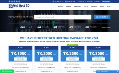 webhostbd.net screenshot