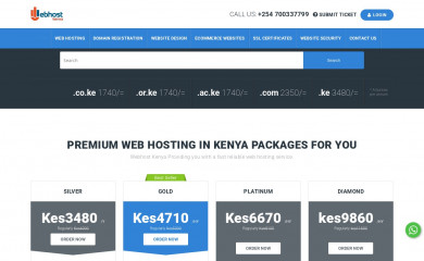 webhostkenya.co.ke screenshot