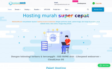 webhostmurah.com screenshot