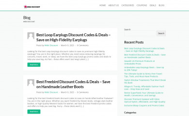 webidiscount.com screenshot
