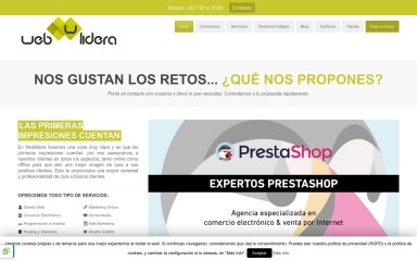 weblidera.com screenshot