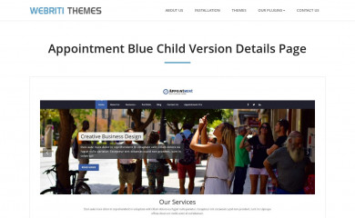 https://webriti.com/appointment-blue-child-version-details-page-1/ screenshot