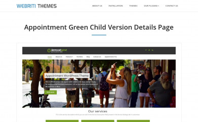 https://webriti.com/appointment-green-child-version-details-page-1/ screenshot