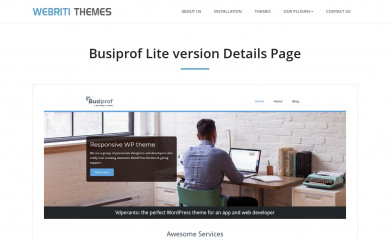 https://webriti.com/busiprof-premium-wordpress-theme-1/ screenshot