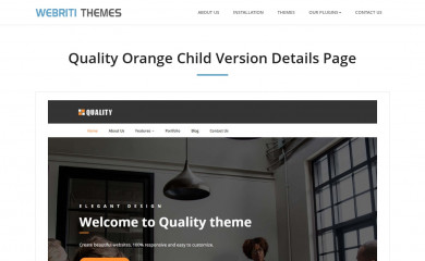 https://webriti.com/quality-orange-child-version-details-page/ screenshot