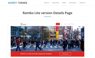 https://webriti.com/rambo-lite-version-details-page/ screenshot