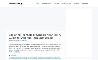 webservice.pk screenshot