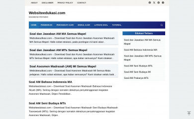 websiteedukasi.com screenshot