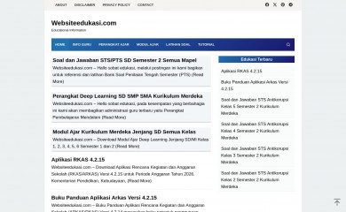 websiteedukasi.com screenshot