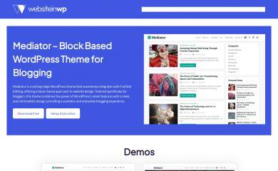 https://websiteinwp.com/mediator-free-wordpress-theme-for-blogger/ screenshot