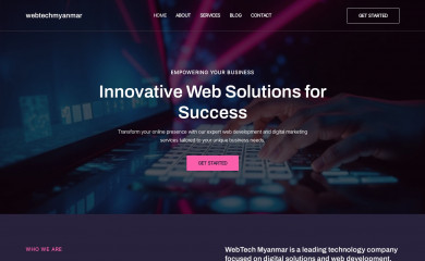 webtechmyanmar.com screenshot