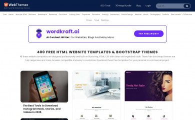 webthemez.com screenshot