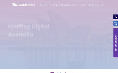 webtronics.com.au screenshot