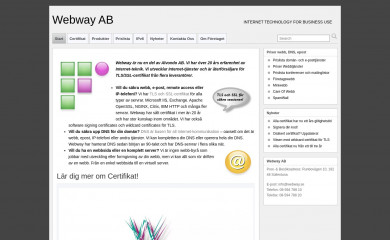 webway.se screenshot