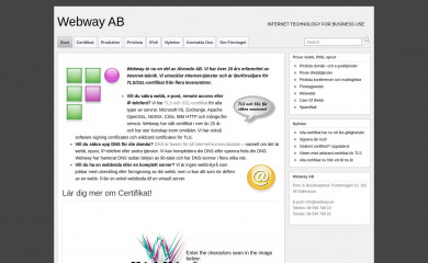 webway.se screenshot