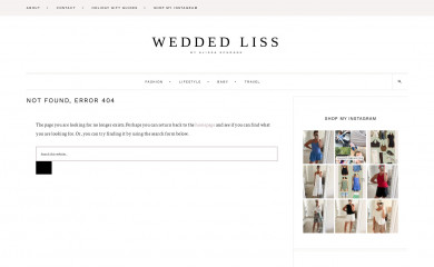 weddedliss.com screenshot