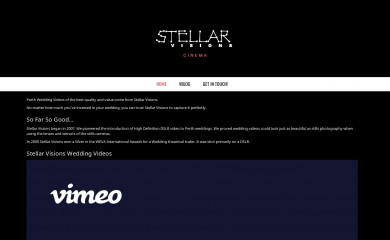 weddingvideosperth.com.au screenshot