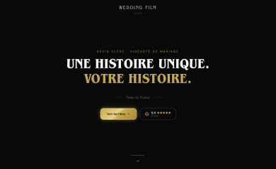 weddingfilm.fr screenshot