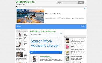 weddings234.com screenshot