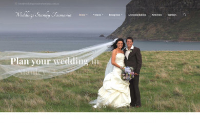 weddingsstanleytasmania.com.au screenshot