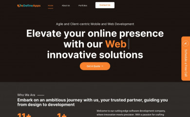 wedefineapps.com screenshot