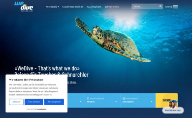 wedive.ch screenshot