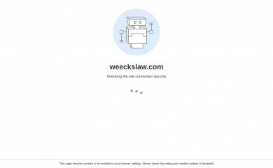 weeckslaw.com screenshot