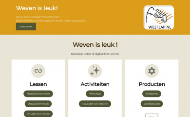 weeflap.nl screenshot