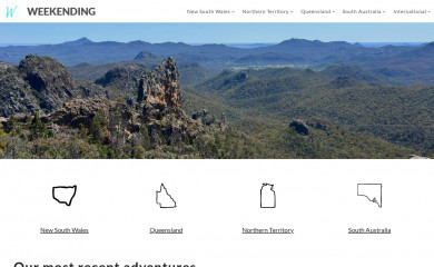 weekending.au screenshot