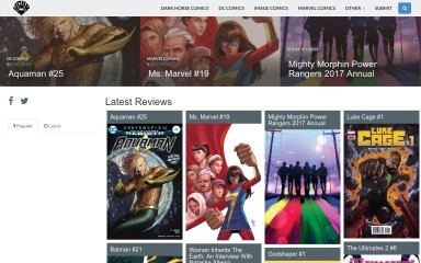 weeklycomicbookreview.com screenshot