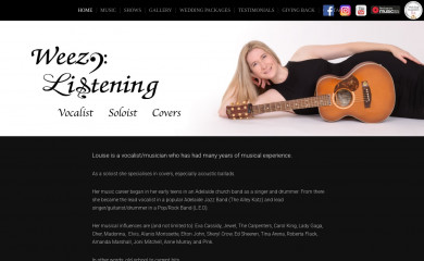 weezylistening.com screenshot