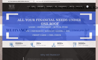 wefinance.co.in screenshot