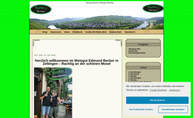 wein-becker.de screenshot