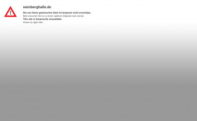 weinberghalle.de screenshot