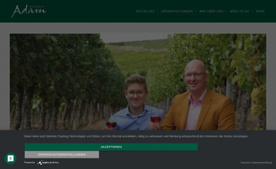 weingut-adam.de screenshot