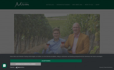 weingut-adam.de screenshot