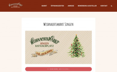 weihnachtsmarkt-singen.de screenshot