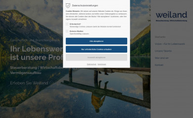 weiland-steuerberatung.de screenshot