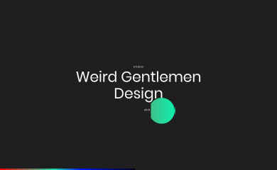 weirdgentlemen.com screenshot