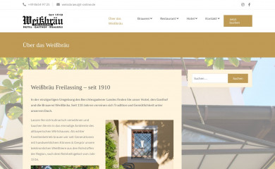 weissbraeu-freilassing.de screenshot