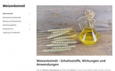 weizenkeim-oel.de screenshot