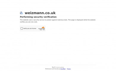 weizmann.co.uk screenshot