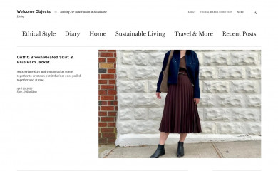 welcomeobjects.com screenshot