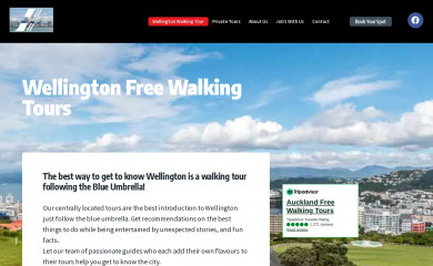 wellingtonfreewalkingtours.com screenshot